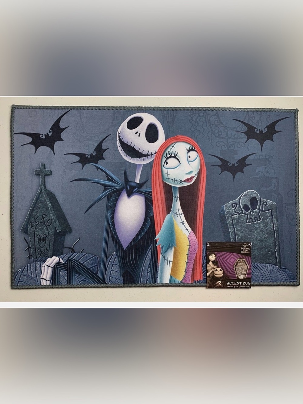 Disney The Nightmare Before Christmas Door Mat 20x 32 high traffic area